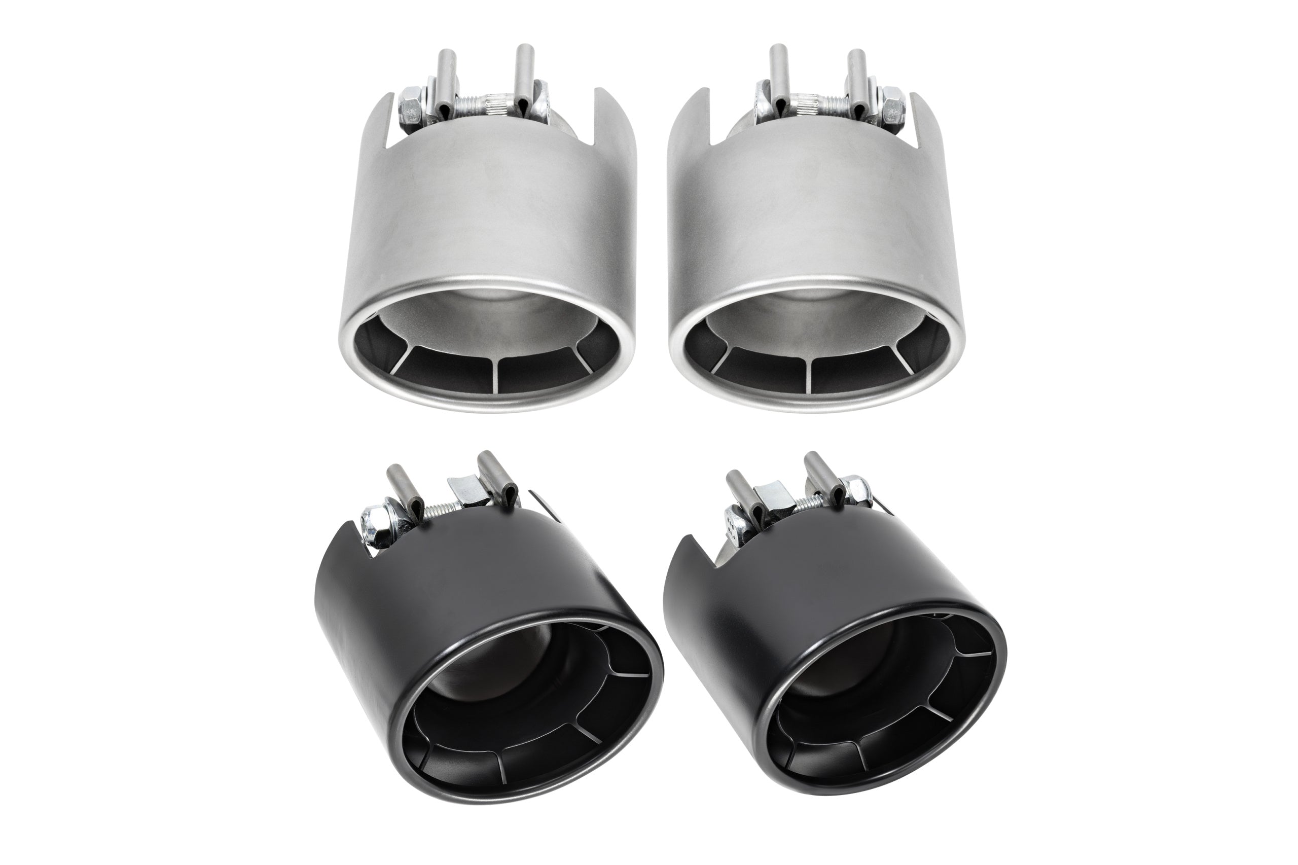 Soul Performance Porsche 718 GT4 / Spyder / GTS 4.0L Weissach-Style Bolt-On Exhaust Tips