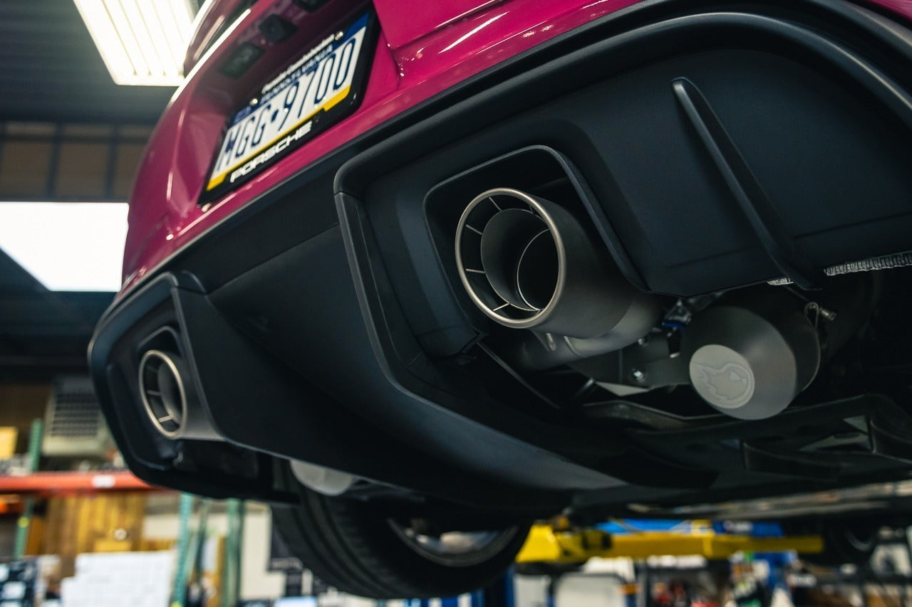 Soul Performance Porsche 718 GT4 RS / Spyder RS Weissach-Style Bolt-On Exhaust Tips