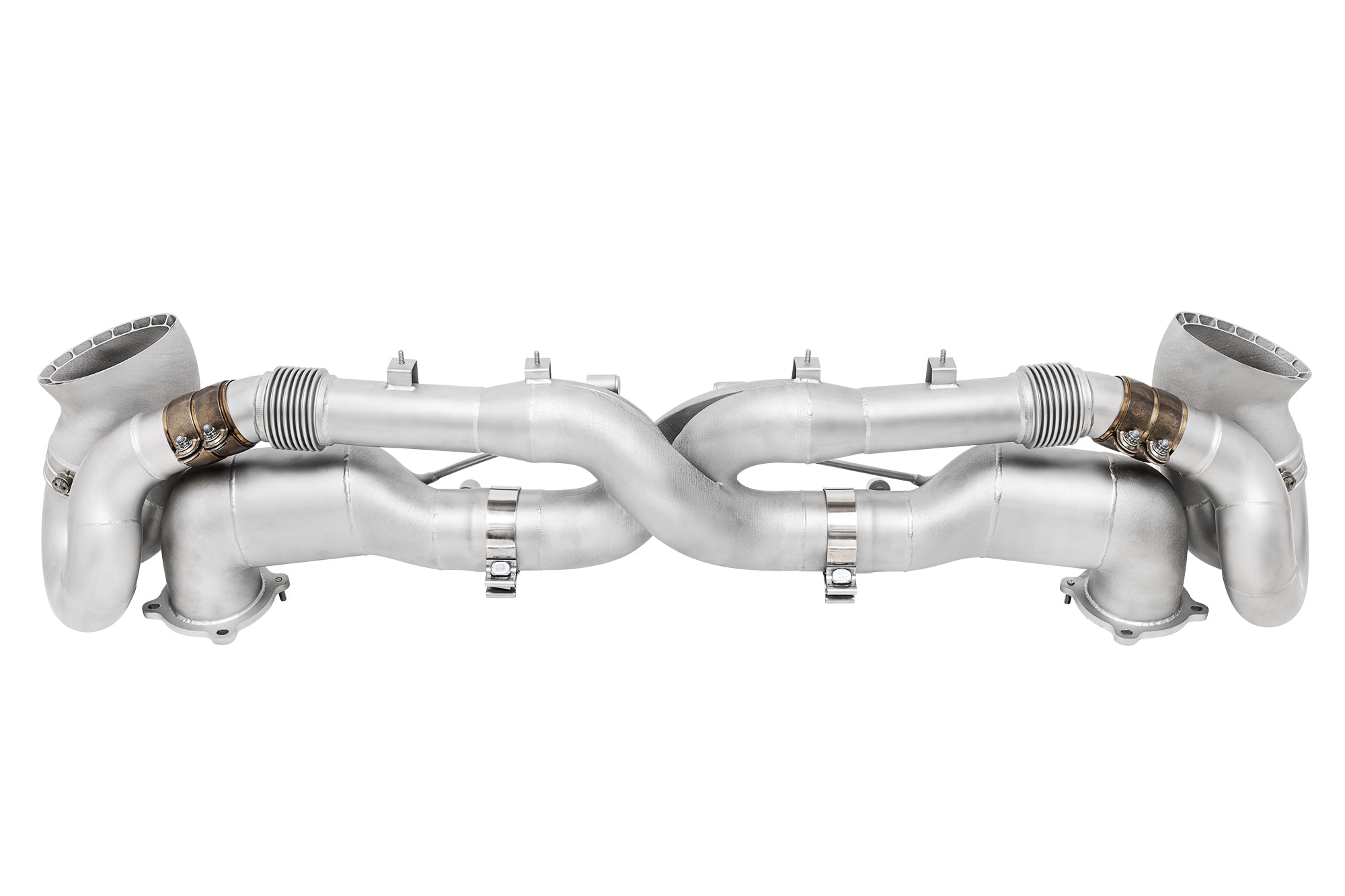 SOUL Porsche 992.2 Turbo S Valved Exhaust Package underside