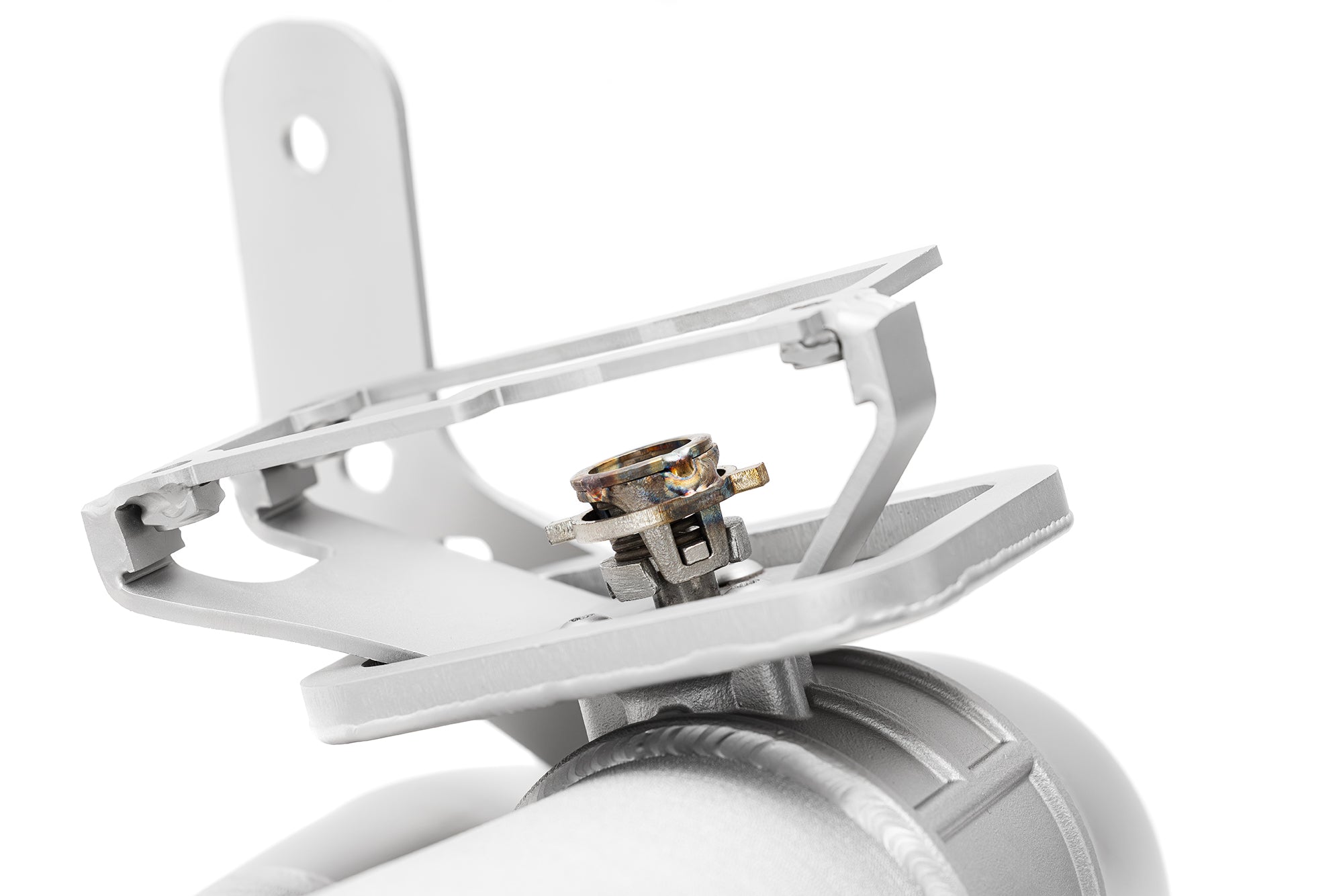 SOUL Turbo S Valved Sport Mufflers bracket detail