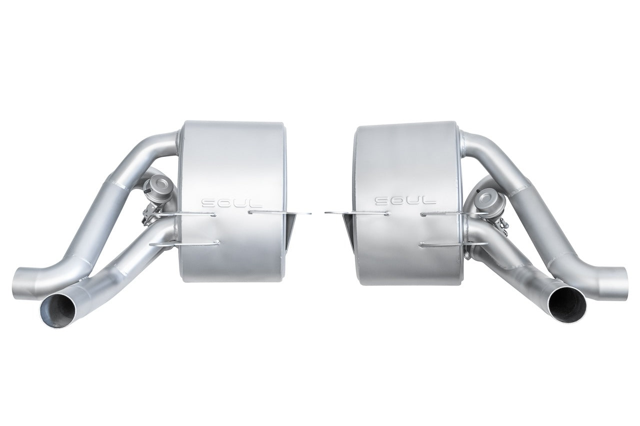 Soul Performance Porsche 997.2 Carrera Valved Side Mufflers