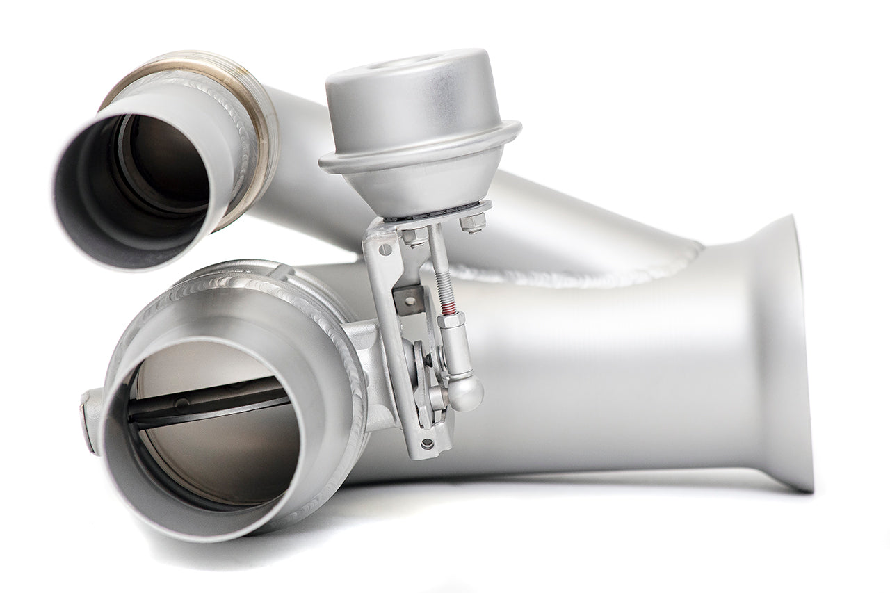 Soul Performance Porsche 991 GT3 / GT3 RS / 911R Valved Side Muffler Bypass Pipes