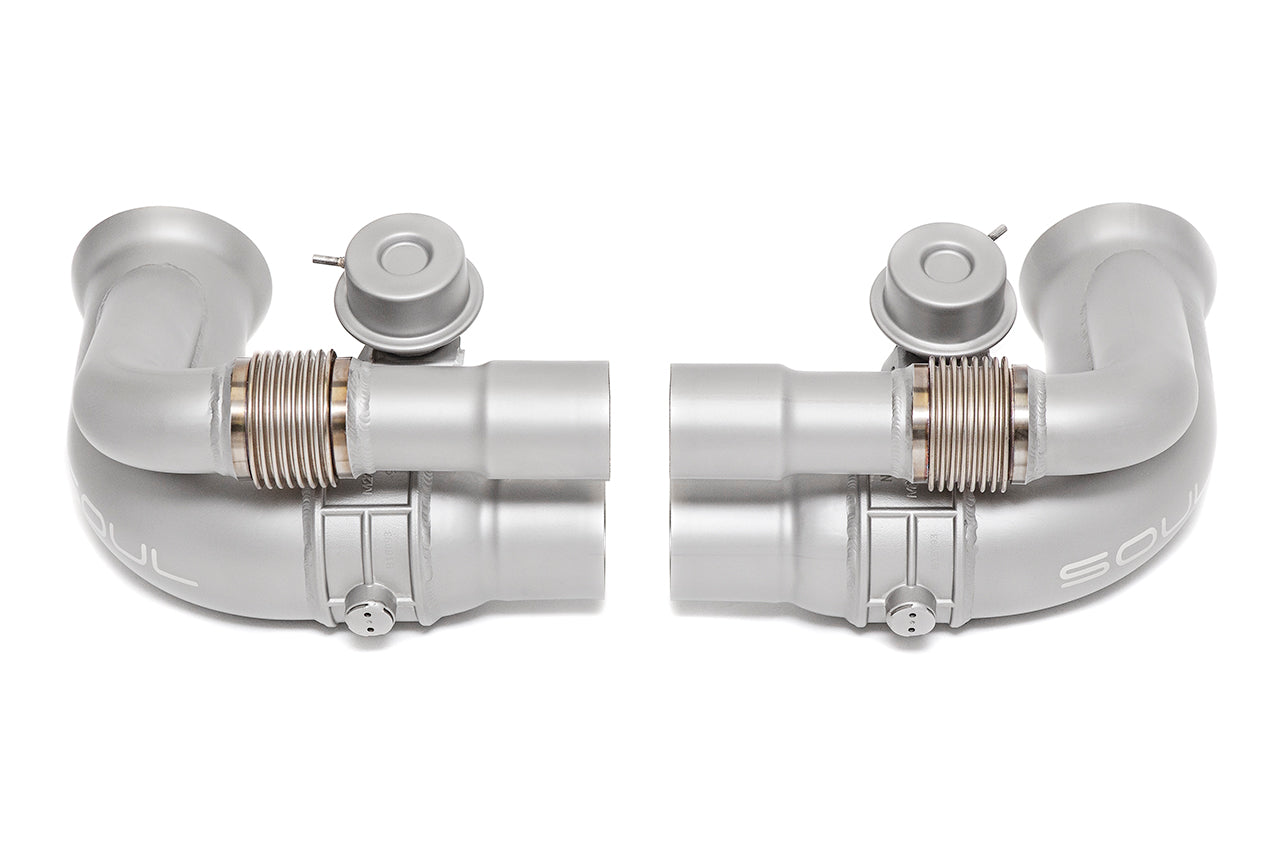 Soul Performance Porsche 997 GT3 Valved Side Muffler Bypass Pipes