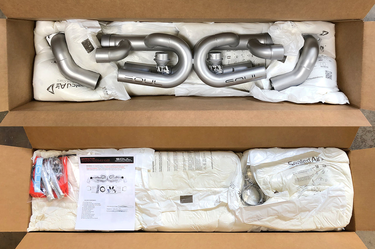 Soul Performance Porsche 991.1 Carrera Base (without PSE) Valved Performance Exhaust System
