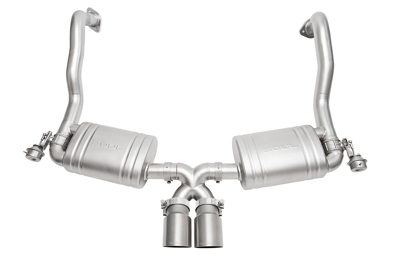 Soul Performance Porsche 981 GT4 / Boxster Spyder / Clubsport Valved Exhaust System