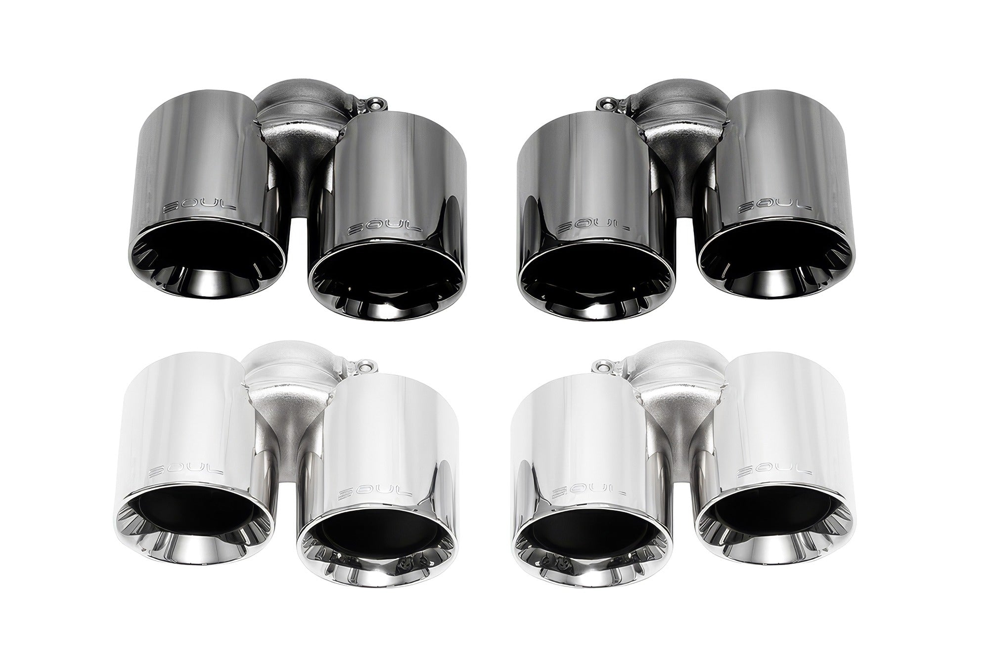 Soul Performance Porsche 991.1 Carrera Base (without PSE) Bolt On Exhaust Tips
