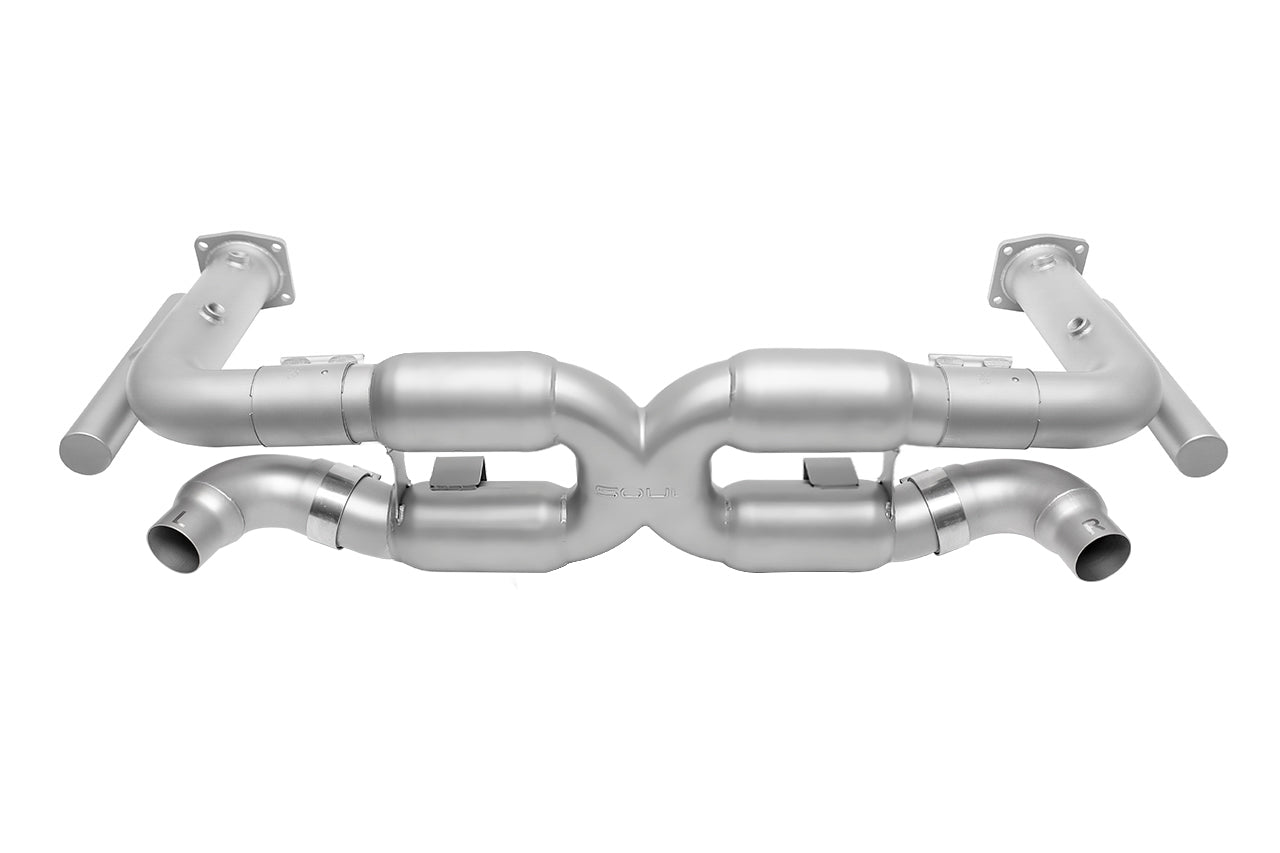 Soul Performance Porsche 996 Turbo Competition X-Pipe Exhaust System