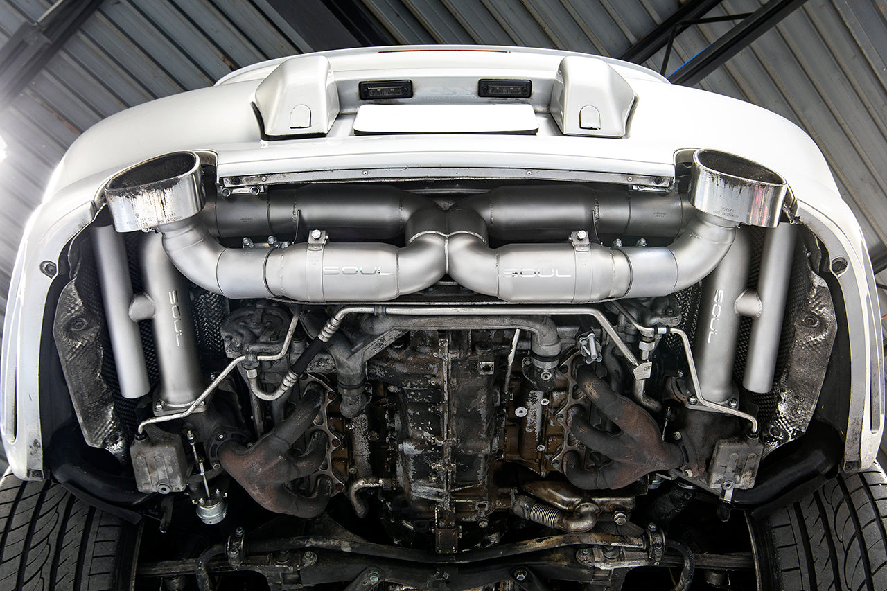 Soul Performance Porsche 996 Turbo Competition X-Pipe Exhaust System