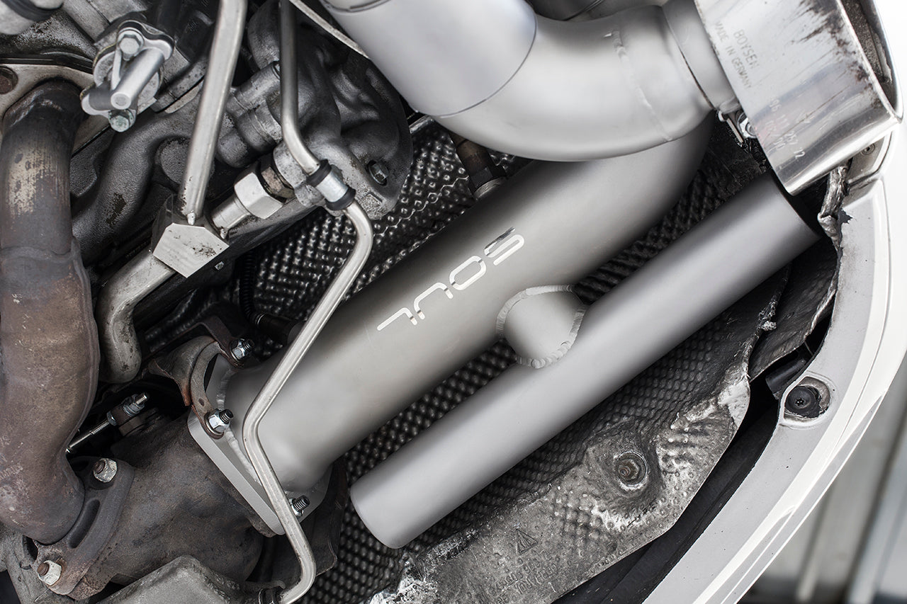 Soul Performance Porsche 996 GT2 Competition X-Pipe Exhaust System