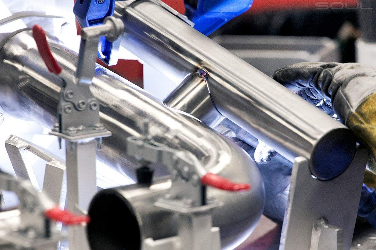 Soul Performance Porsche 997.1 Turbo Competition X-Pipe Exhaust System