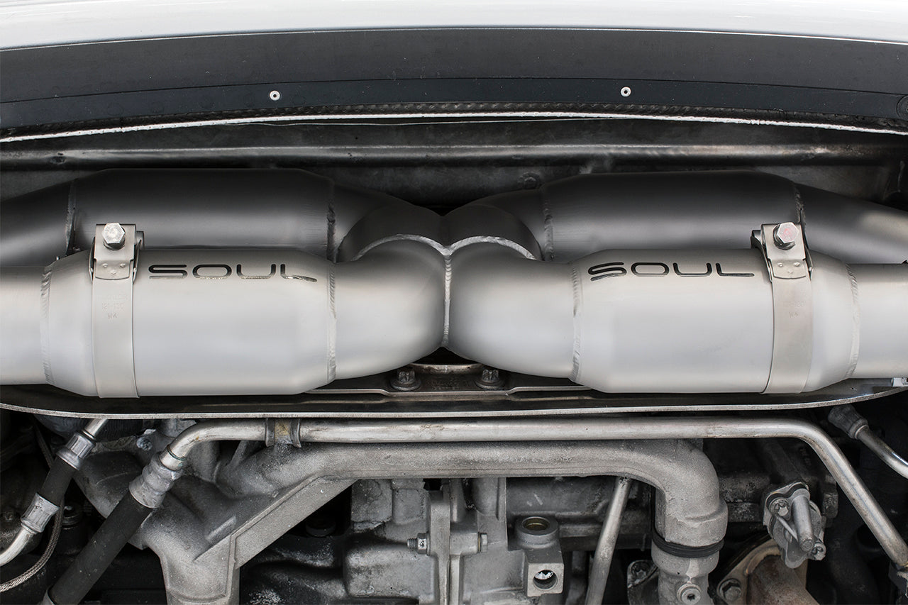 Soul Performance Porsche 997.1 Turbo Competition X-Pipe Exhaust System