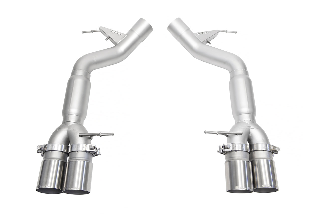 Soul Performance BMW F10 M5 Resonated Muffler Bypass Exhaust