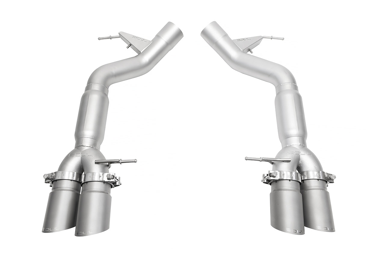 Soul Performance BMW F10 M5 Resonated Muffler Bypass Exhaust