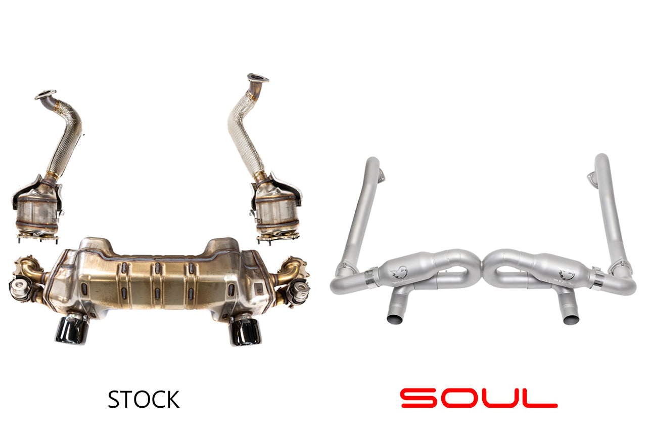 Soul Performance Porsche 718 GT4 Clubsport Race Exhaust System