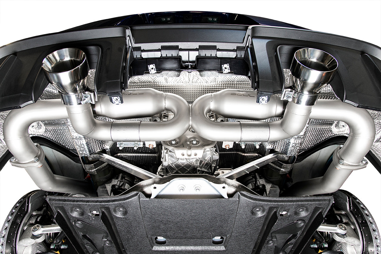 Soul Performance Porsche 718 GT4 Clubsport Race Exhaust System