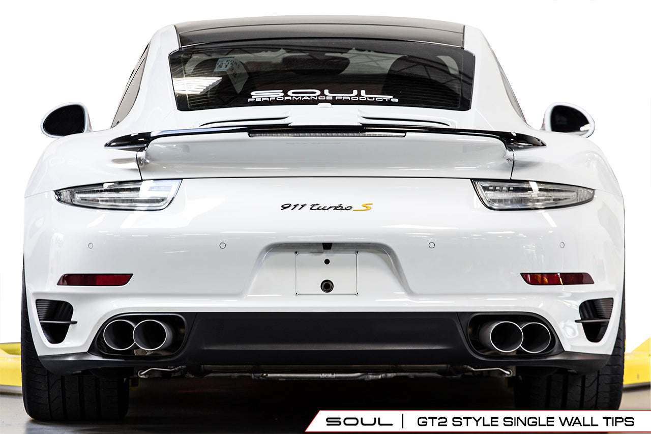 Soul Performance Porsche 991 Turbo Sport X-Pipe Exhaust System
