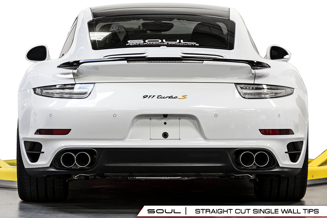 Soul Performance Porsche 991 Turbo Bolt On Exhaust Tips