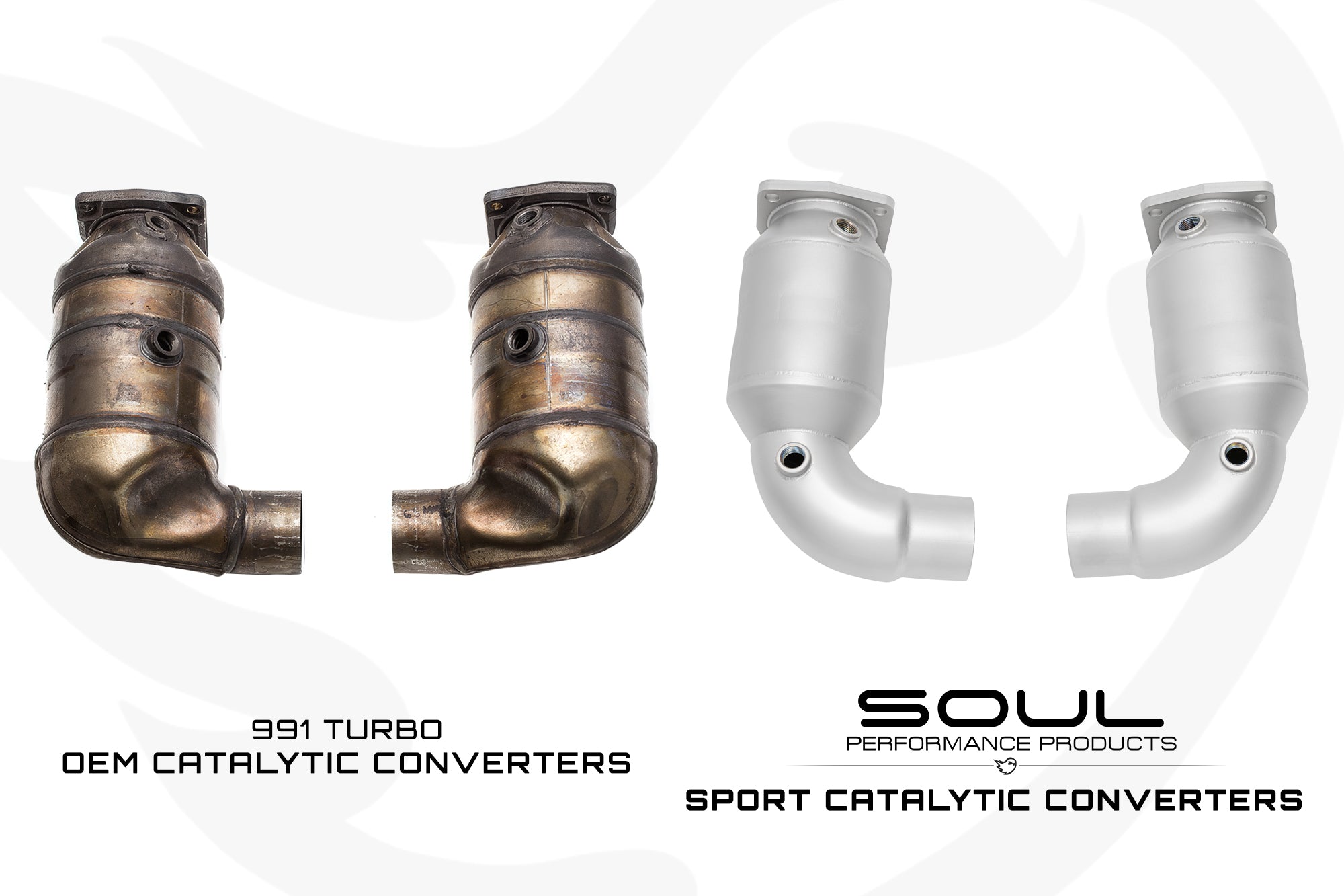 Soul Performance Porsche 991 Turbo Sport Catalytic Converters