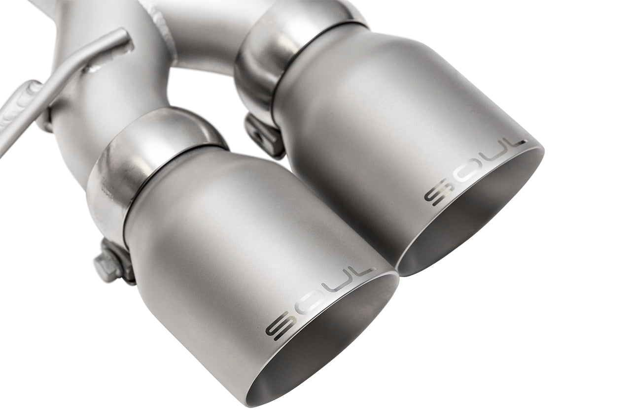 Soul Performance Porsche Macan S / GTS / Turbo Resonated Muffler Bypass Exhaust
