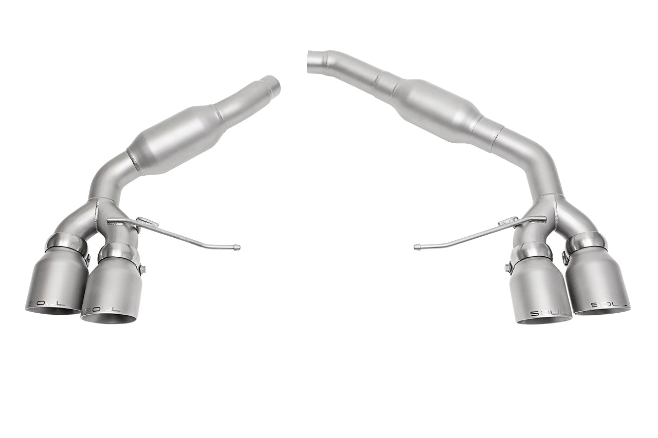 Soul Performance Porsche Macan 2.0T Resonated Muffler Bypass Exhaust