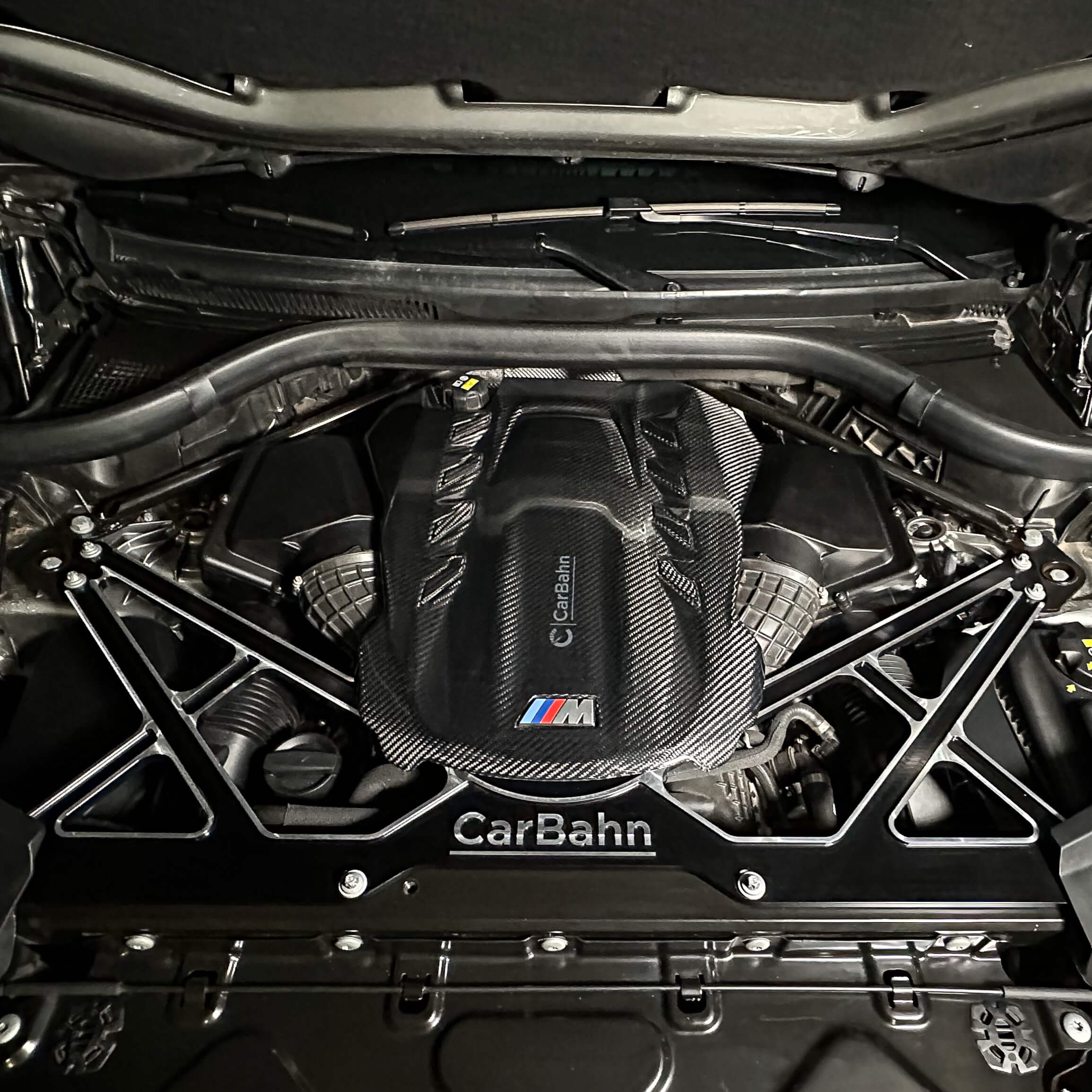 CarBahn Billet Aluminum Strut Brace | BMW X5M/X6M/XM