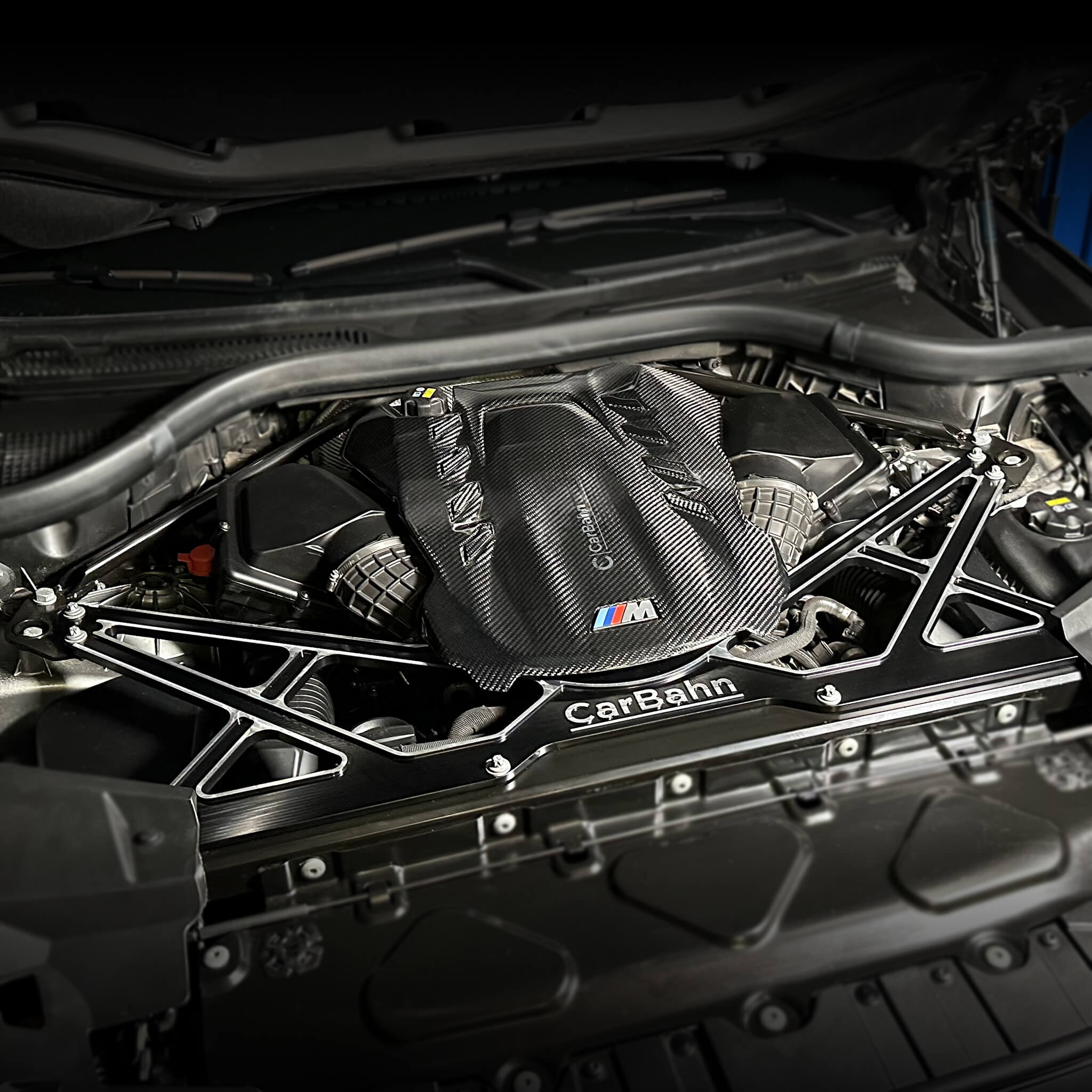 CarBahn Billet Aluminum Strut Brace | BMW X5M/X6M/XM
