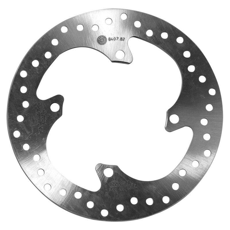 Brembo OE 06-08 Kawasaki KX 125cc 240x4mm Brake Disc - Rear Fixed