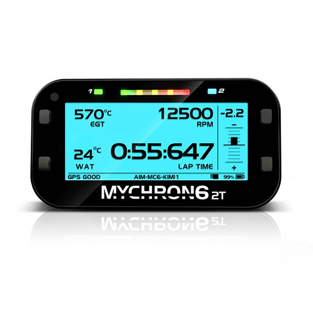 AiM Sports MyChron6 2T Dual-Temp Karting Dash and Data Logger