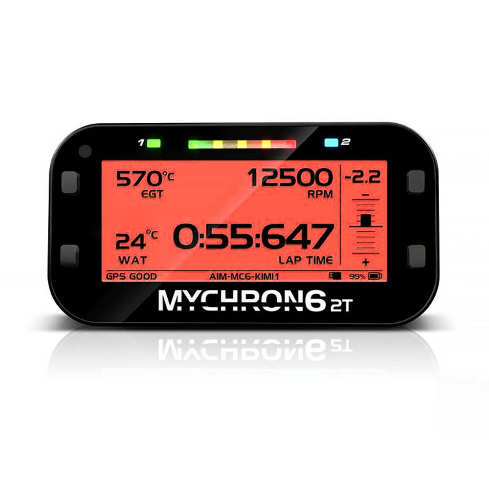 AiM Sports MyChron6 2T Dual-Temp Karting Dash and Data Logger