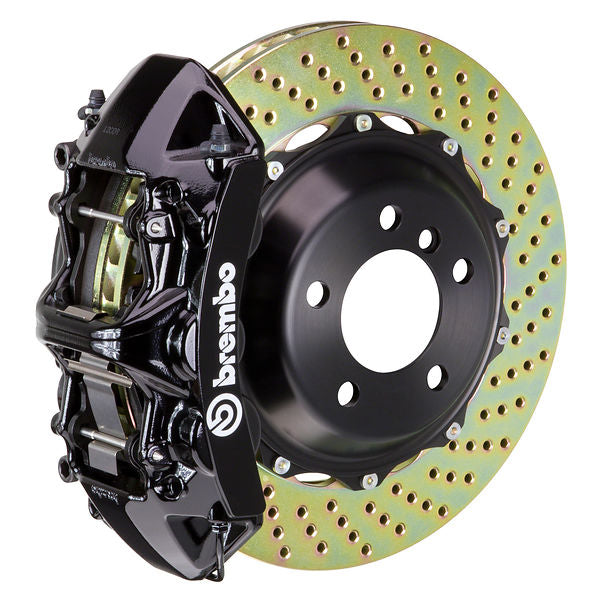 Brembo GT Big Brake Kit - 2018-2019 Porsche 982 718 Boxster GTS (PCCB Equipped) - Front - 6-Piston 350x34 2-Piece - 1ND.8021A