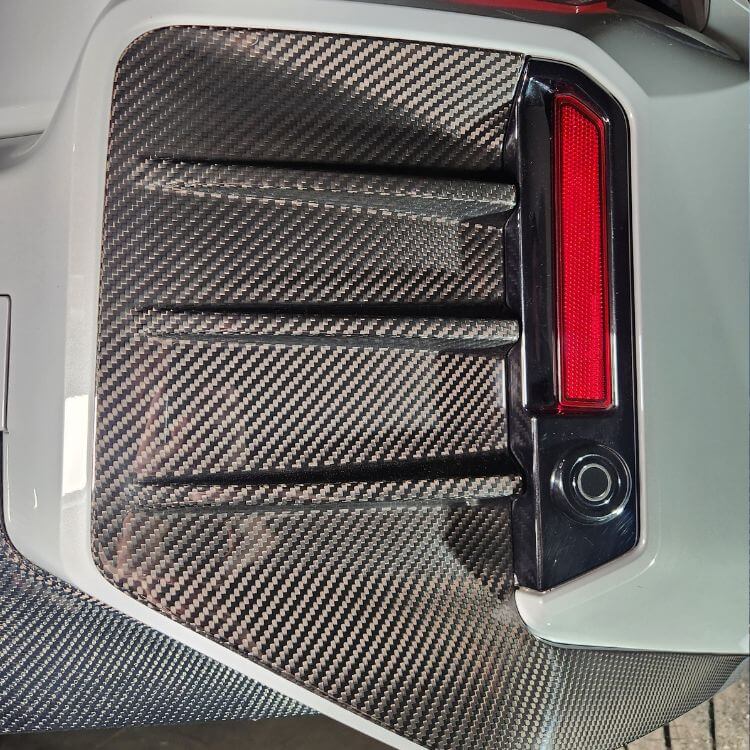 CarBahn BMW G87 M2 Carbon Fiber Rear Bumper Vent Inserts (Set of 2)