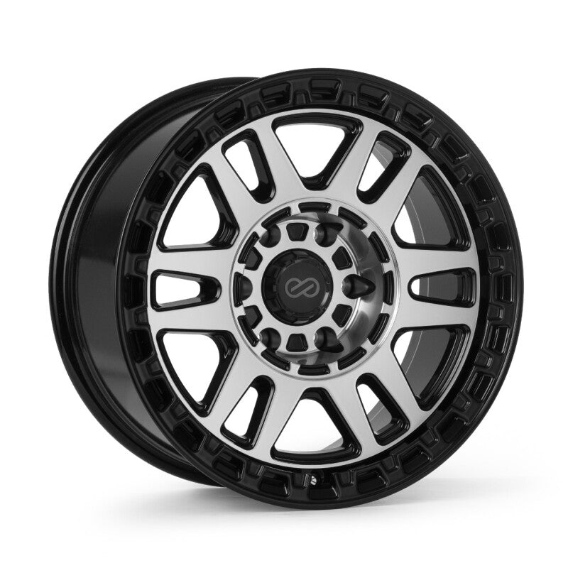 Enkei Trail-Tracker 18x9 / 6x139.7 BP / ET42 / 106.1mm Bore - Matte Black Machined Wheel