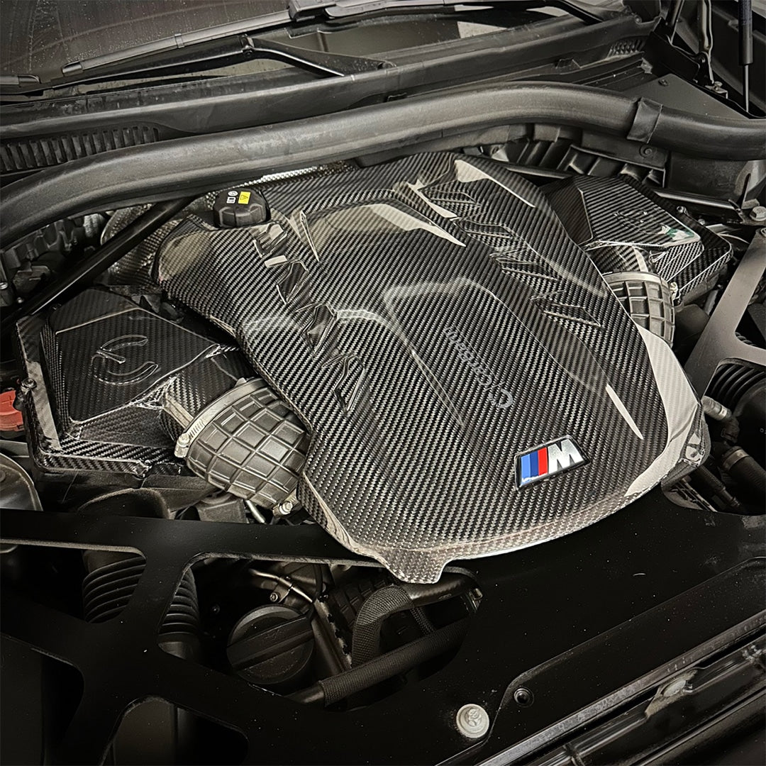 CarBahn Carbon Fiber Engine Cover | BMW F9X X5M/X6M (2020 - 2023)