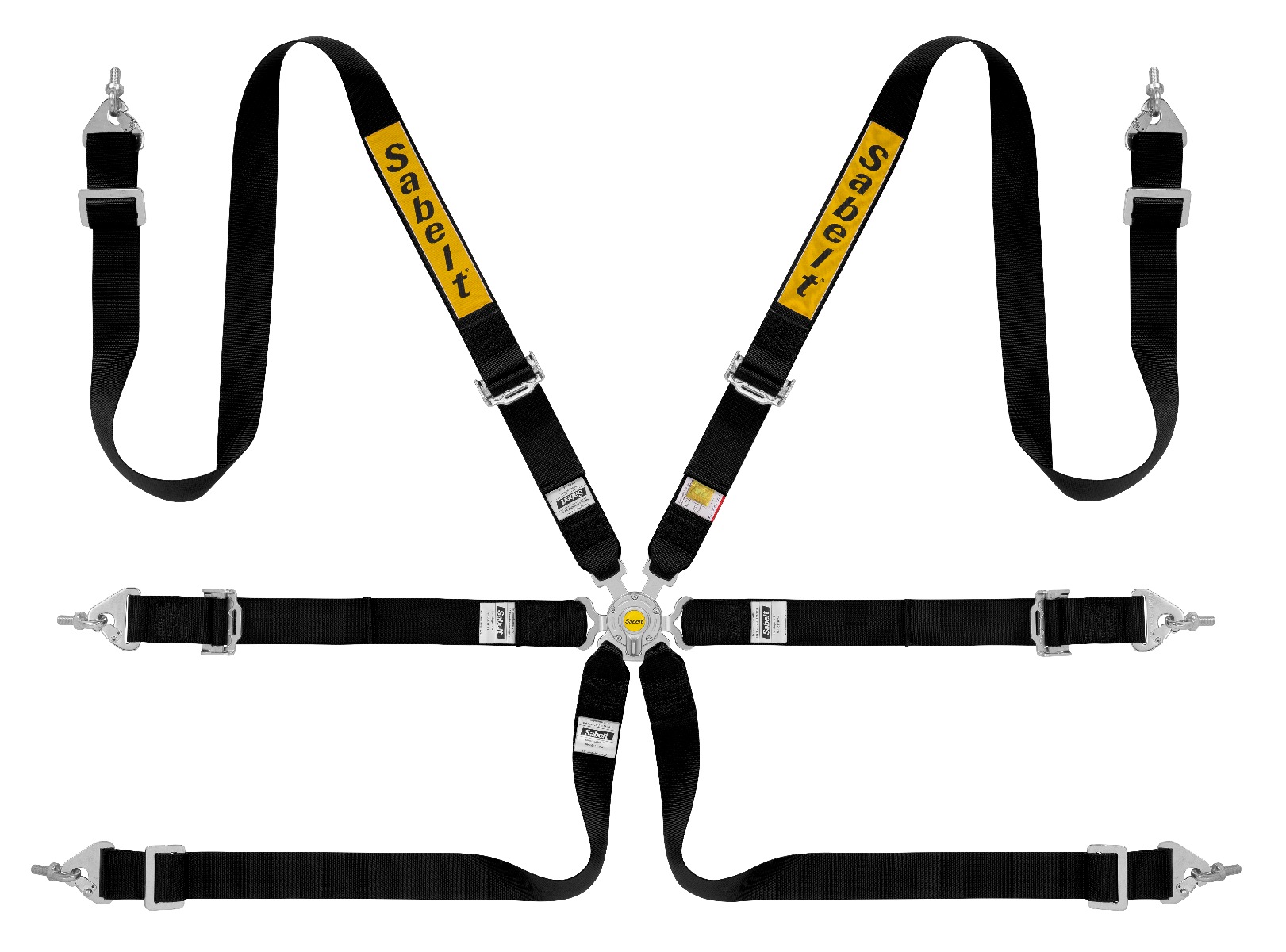Sabelt Steel Series 2" Rally 6 Point Harness