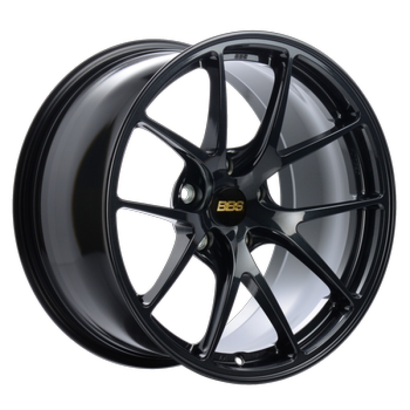 BBS 18x10.5 / 5x120 ET25 82mm PFS Ring/Clip Required - Metallic Black Subtle Blue Flake