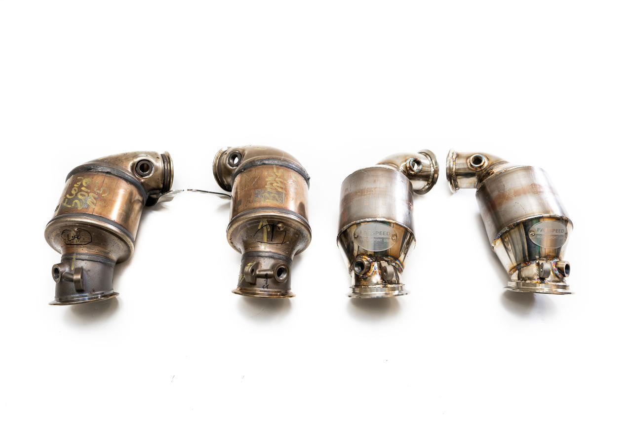 Fabspeed BMW M8 Primary Sport Catalytic Converter Downpipes (2019+)