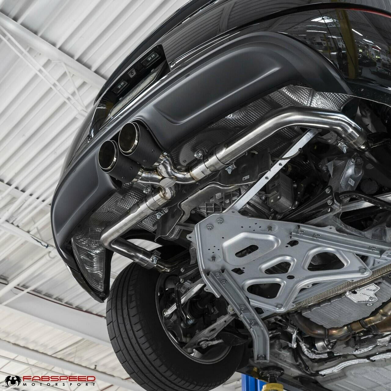 Fabspeed Porsche 718 Boxster/Cayman Maxflo Cat-Back Exhaust System (2017+)