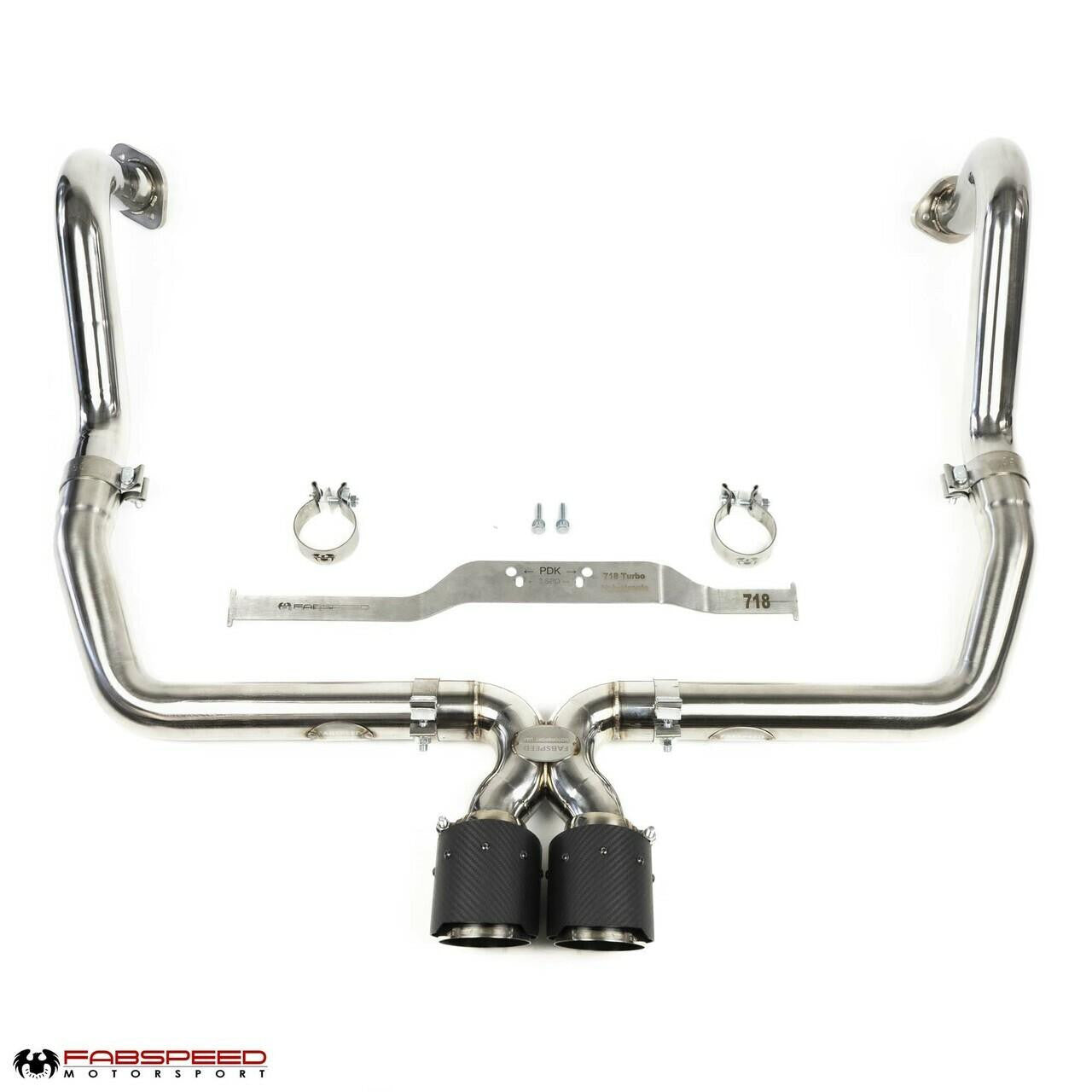 Fabspeed Porsche 718 Boxster/Cayman Maxflo Cat-Back Exhaust System (2017+)