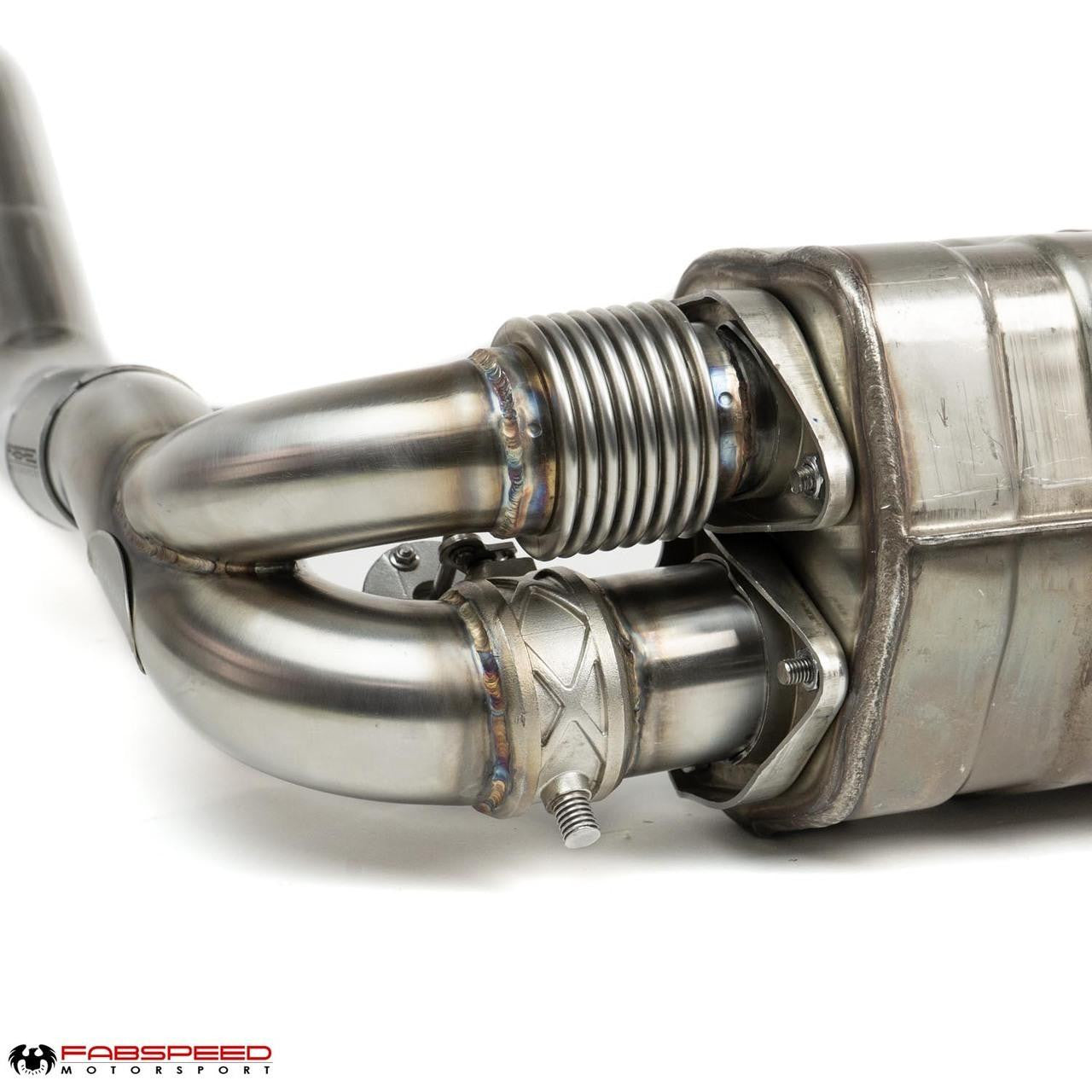 Fabspeed Porsche 981 Cayman GT4 / Spyder Valved GT3 Muffler Conversion Kit