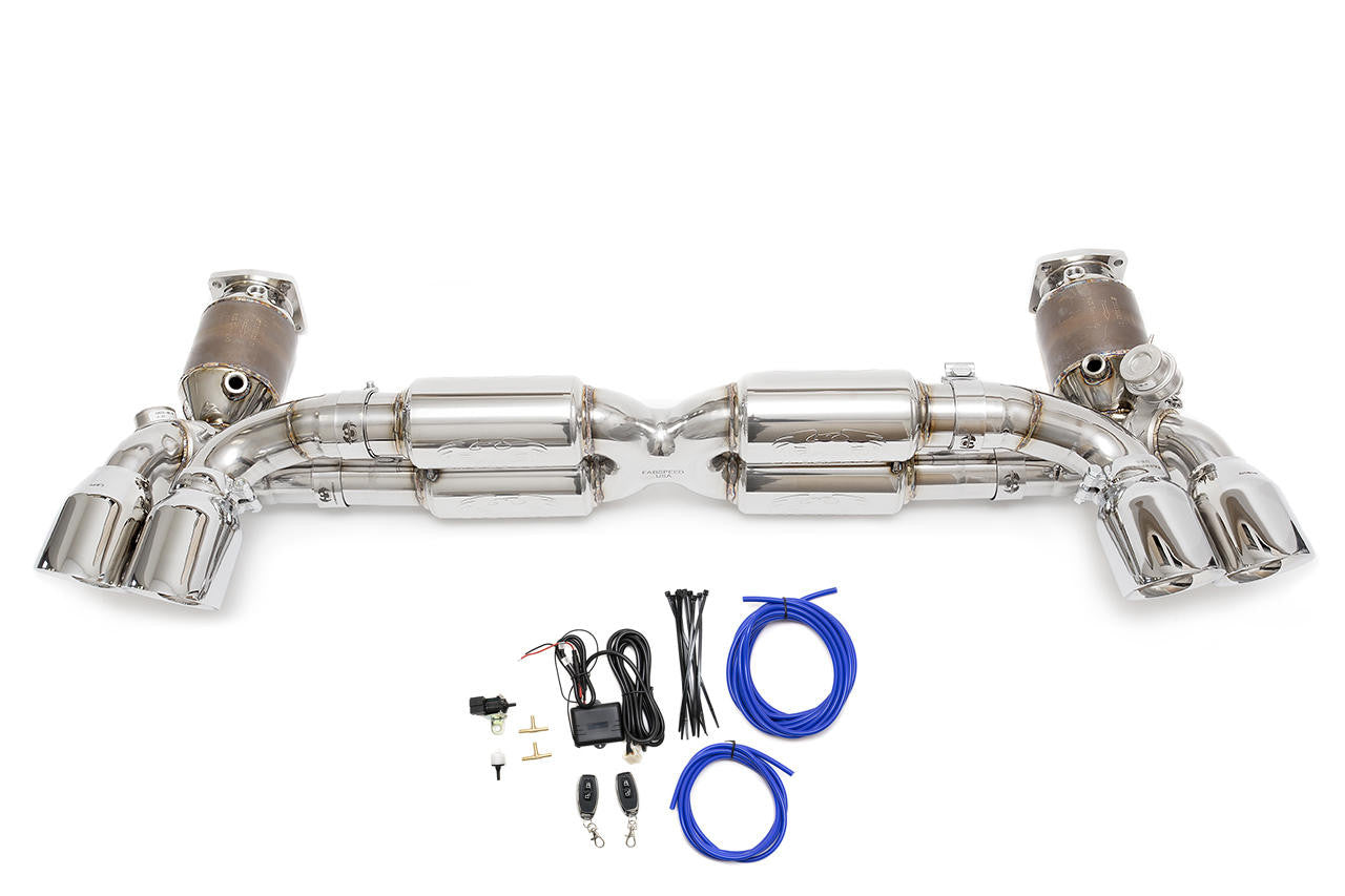 Fabspeed Porsche 991 Turbo / Turbo S Valved Supersport X-Pipe Exhaust System (2013-2016)
