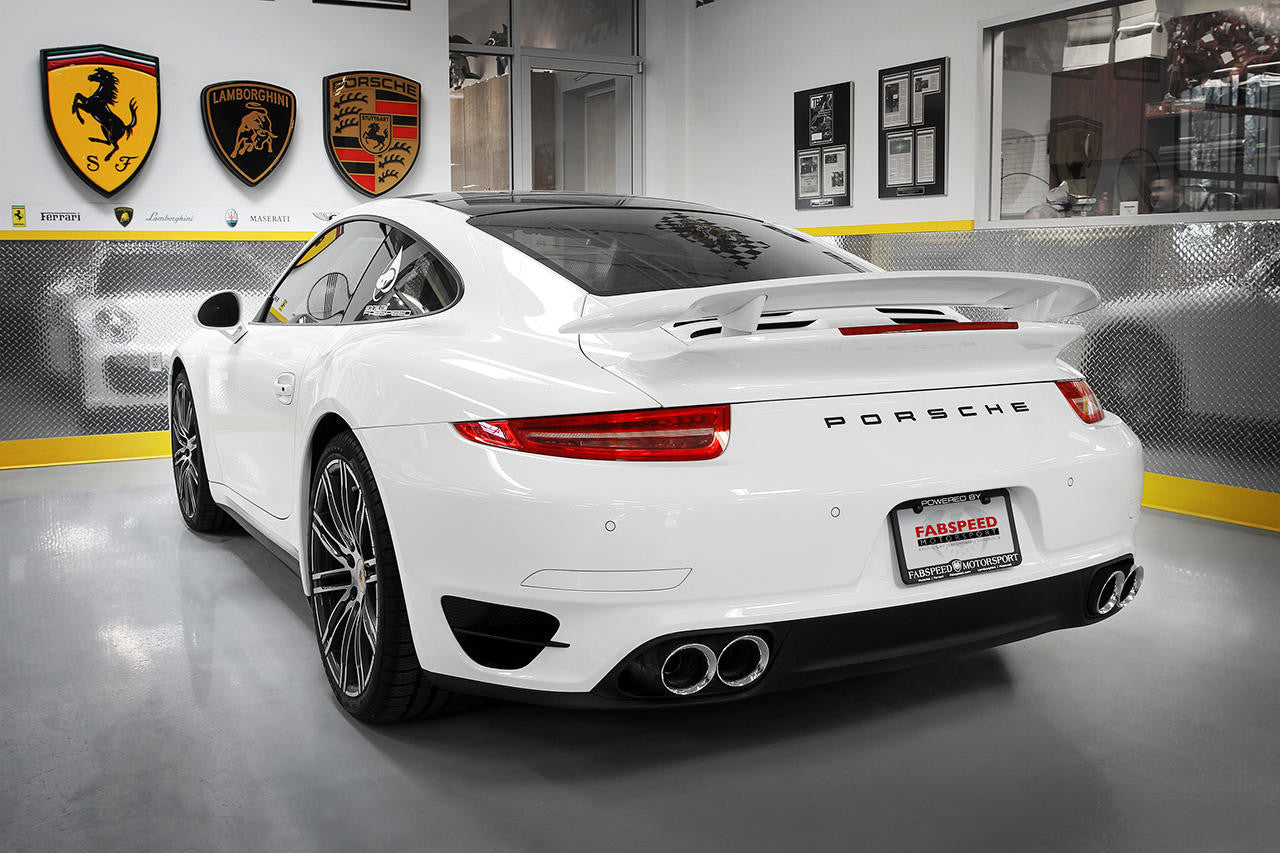 Fabspeed Porsche 991 Turbo / Turbo S Valved Supersport X-Pipe Exhaust System (2013-2016)