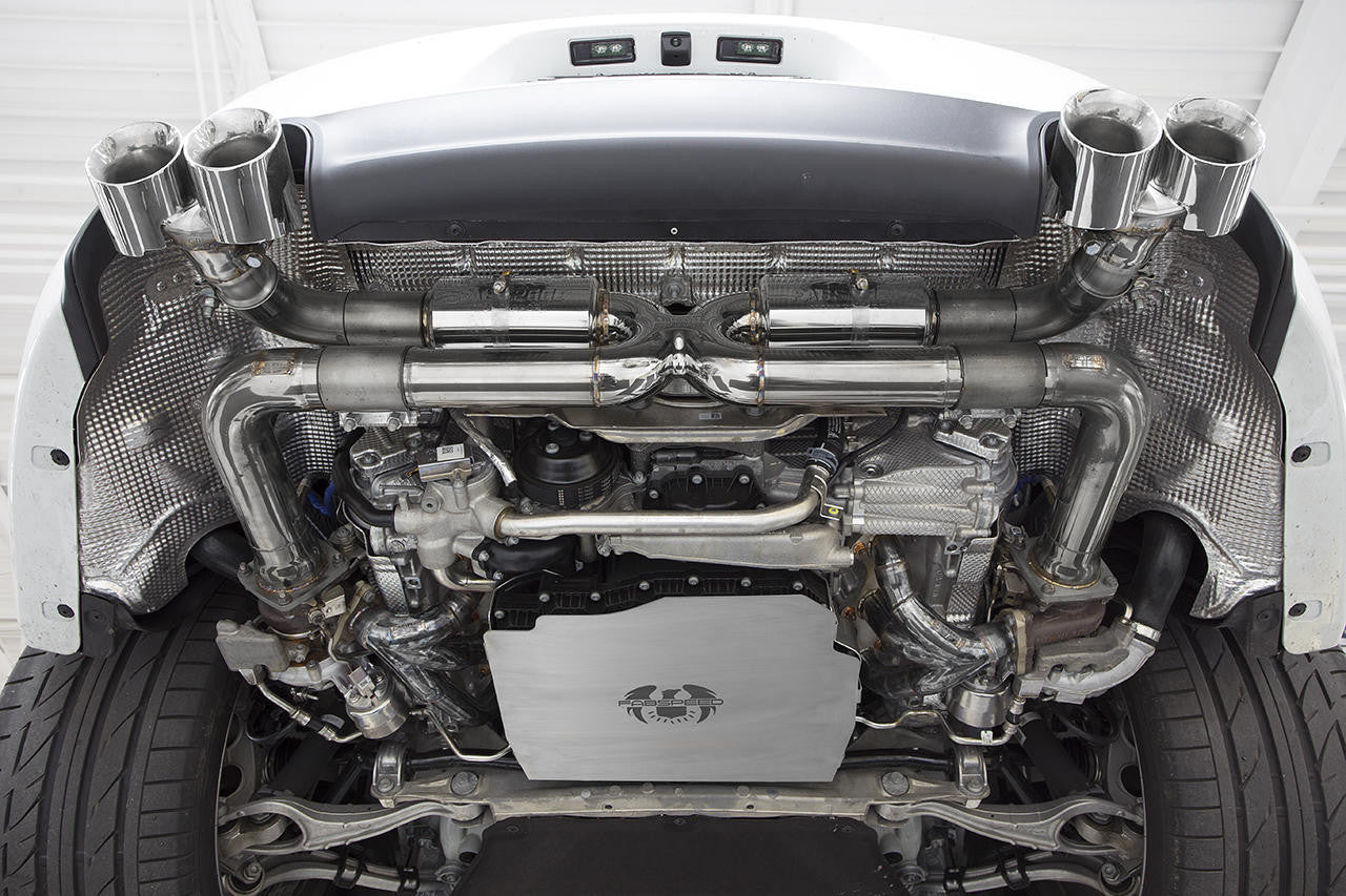 Fabspeed Porsche 991.2 Carrera Center Muffler Bypass X-Pipe (for Base) (2017-2019)