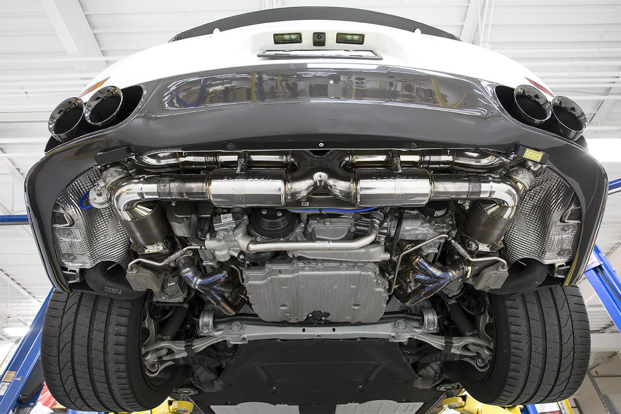 Fabspeed Porsche 991.2 Twin Turbo / Turbo S Valved Supersport X-Pipe Exhaust System (2017-2020)
