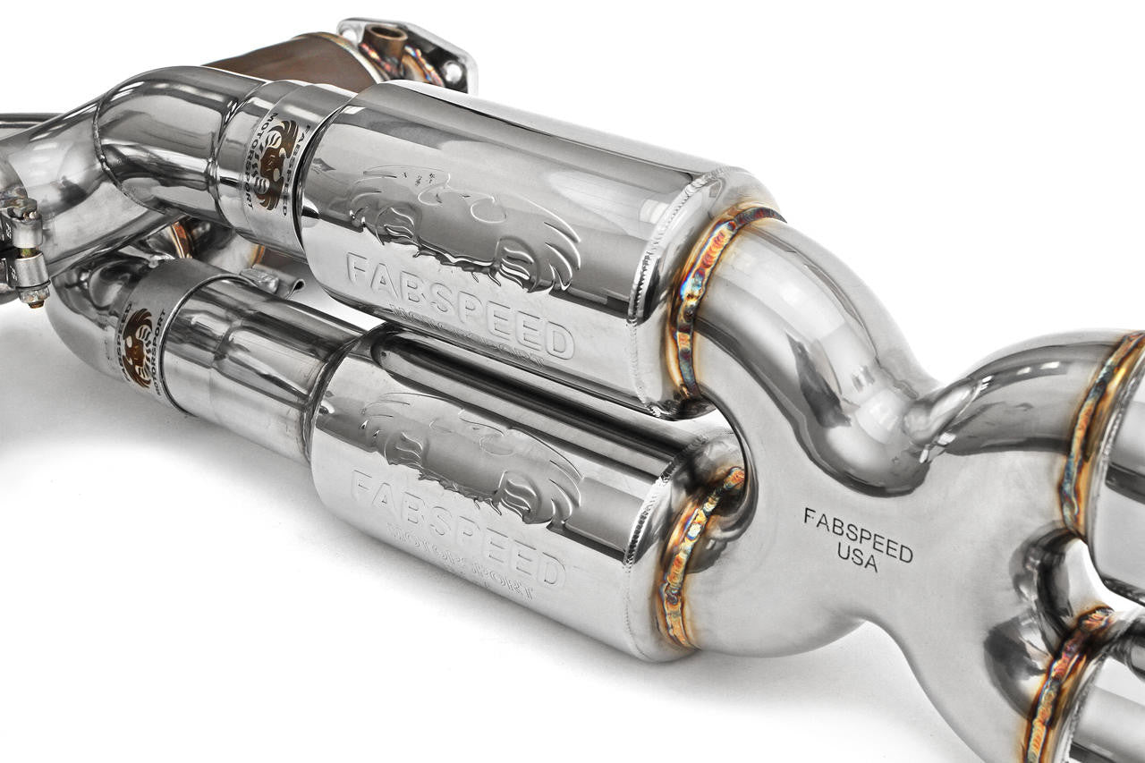 Fabspeed Porsche 991.2 Twin Turbo / Turbo S Valved Supersport X-Pipe Exhaust System (2017-2020)