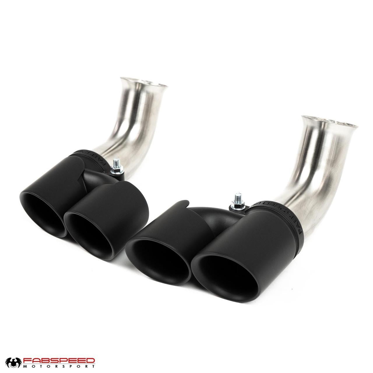 Fabspeed Porsche 996 Carrera Deluxe Quad-Style Tips - Short (1999-2001)