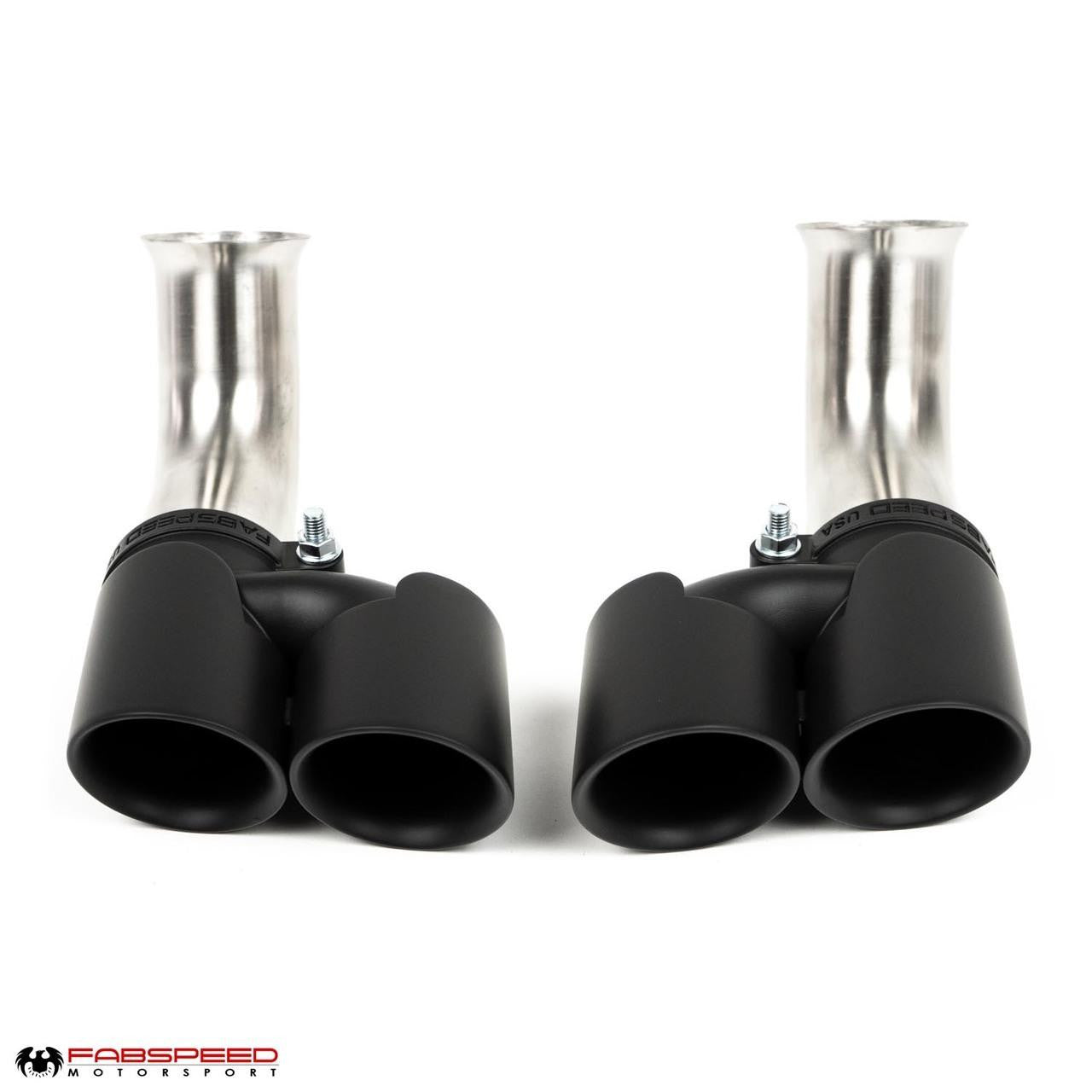 Fabspeed Porsche 996 Carrera Deluxe Quad-Style Tips - Short (1999-2001)