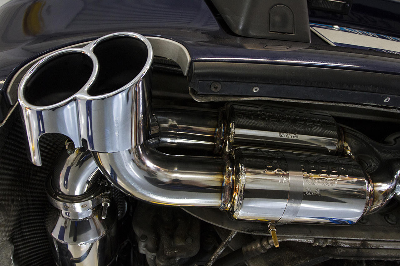 Fabspeed Porsche 996 GT2 70mm Supersport X- Pipe Exhaust System (2001-2005)