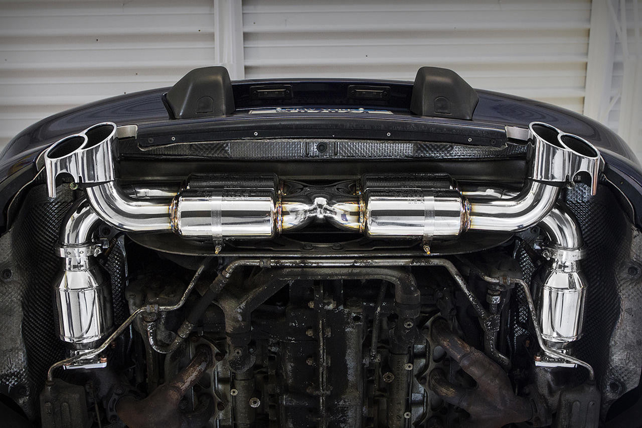 Fabspeed Porsche 996 GT2 70mm Supersport X- Pipe Exhaust System (2001-2005)