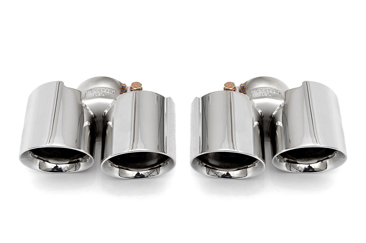 Fabspeed Porsche 997.2 Carrera Deluxe Quad-Style Tips (2009-2012)
