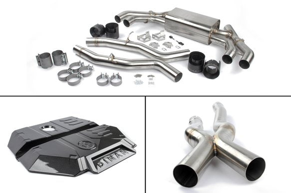 Dinan F9x X3M/X4M Foundation Package (F) Closed Intake / Black Exhaust / X-Pipe